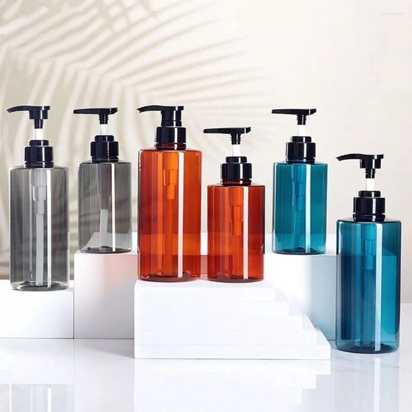Distribuzione di sapone liquido Riempibile Agli Stilt Cilindri a cilindri Vuoto Bottiglie di shampoo per adulti