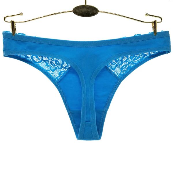 Sexy Women Tanga G-Strings Unterwäsche Panties Spitze T-Back Low-Tailled hohl elastische Damen Knickers M l xl 10 PCs/Los