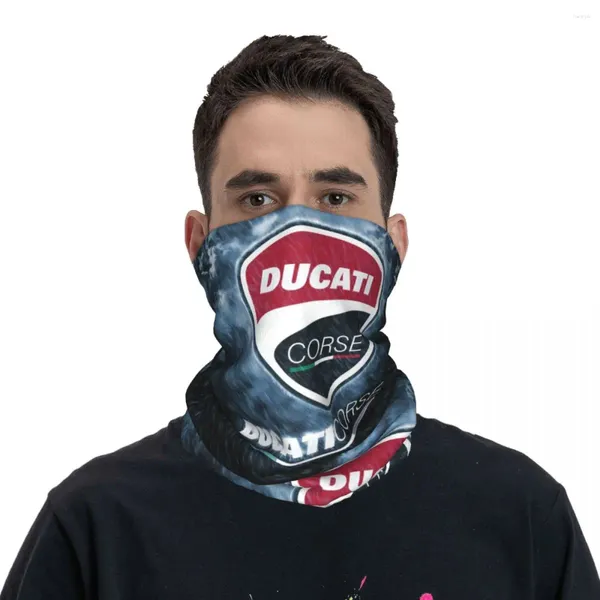 Raça de lenços Ducatis Merch Bandana Racing pescoço máscara de máscara de máscara de cachecol de ciclismo de ciclismo Motorbike Face para homens