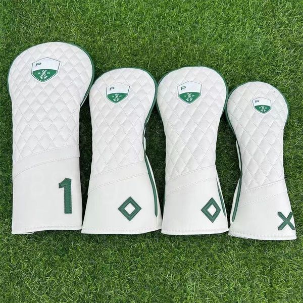 Golf Headcover P White Driver 3and5 Wood Hybrid Punter Golf Chieno contattaci per visualizzare le immagini con il logo #001