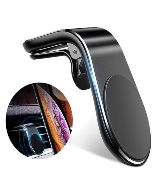 Logo Custom Car Air Entlüftungshalter Magnetische Telefonnavigation Halterung Metallmagnet -Mobiltelefonhalter Clip für iPhone Samsung8692194