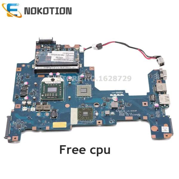 NOKOTION CONSEGLIA PER TOSHIBA SATELLITE L670D L675D L675 LAPPOP MATHERBOTTO K000103970 K000103980 NALAE LA6053P Mainboard DDR3 CPU GRATUITA