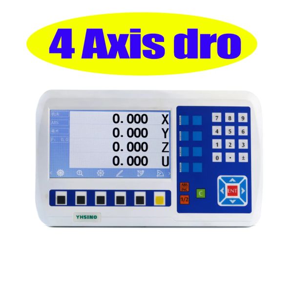 13 Dil 2 3 4 5 Eksen YH800 Büyük LCD DRO Dijital Okuma Sistemleri Torna Mill CNC MAKİNELERİ İÇİN SET KİTİ YH800-3V YH800-4V