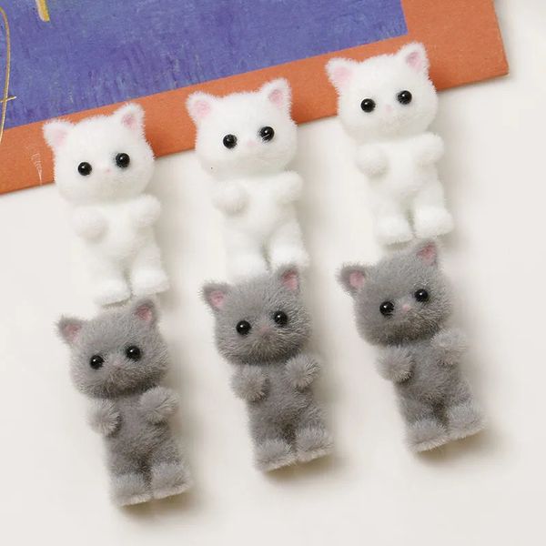 Мин заказа 30 шт./Лоты Столкните животные мультипликационные кошки формируют куклы куклы, бусинки Diy, сережка для ювелирных изделий/подвеска для одежды 240327