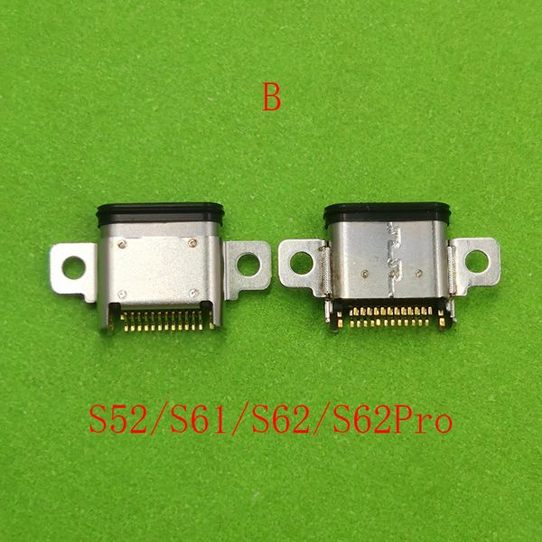 2-10pcs Tipo C Caricatore USB Caricamento del dottore Porta del dock per Cat S41 S42 S52 S60 S61 S62 PRO S62PRO Plug di contatto