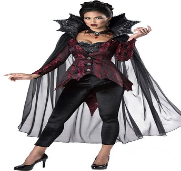 Sexy Vampiress Ladies Halloween Kostüm Kleid Frauen Erwachsene Vampire Kostüm Outfit M xl MS42768312121