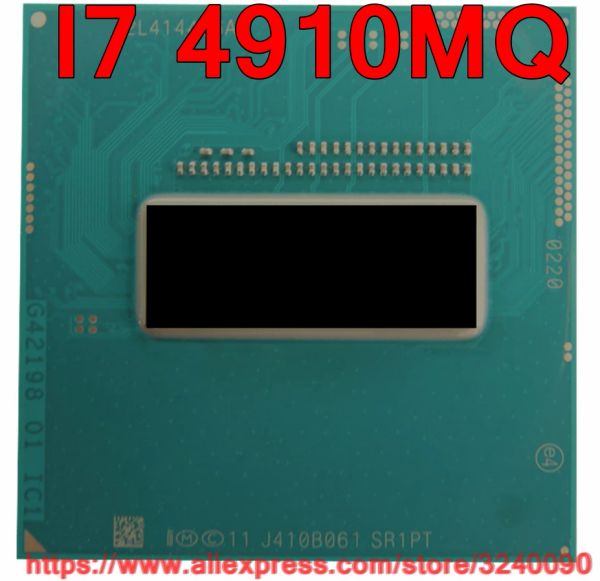 ЦП ОРИГИНАЯ LNTEL CORE I7 4910MQ Официальная версия SR1PT CPU (8M Cache/2,9 ГГц3,9 ГГц/Quadcore) I74910MQ Процессор ноутбука