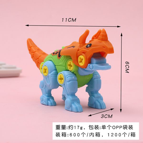 Nuovo puzzle assemblato Tyrannosaurus Model Fit Transform Dinosaur Robot Toy for Kids Dinosaur Toys Gift