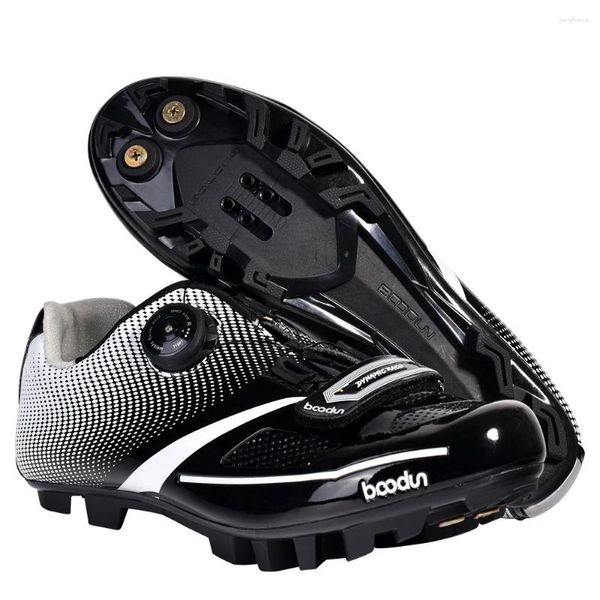 Sapatos de ciclismo Mountain Bike Professional Outdoor para homens e mulheres material de nylon Material respirável Ultra Fiber Cycle