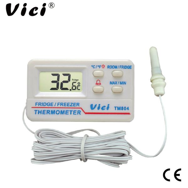 Термометр холодильника VICI TM804 Mini Alarm Holderator Digital Display Thermometer Thermomet