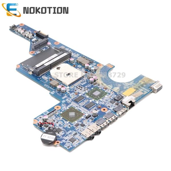 Placa -mãe Nokotion 649950001 R23 DA0R23MB6D1 Laptop Placa -mãe para HP Pavilion G4 G6 G7 HD 6470 DDR3 G71000 R23 Placa principal da CPU MB livre