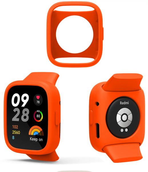 Case protettore per Xiaomi Redmi Watch 3 Lite a prova di shock a prova di silicone a guscio di protezione protettivo resistente alla conchiglia per Redmi Watch3