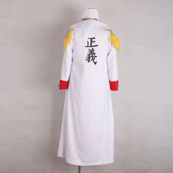 Аниме One Piece Marines Admiral Sakazuki Admiral Akainu Whole Jackets Hat Glove Set Cosplay Costum