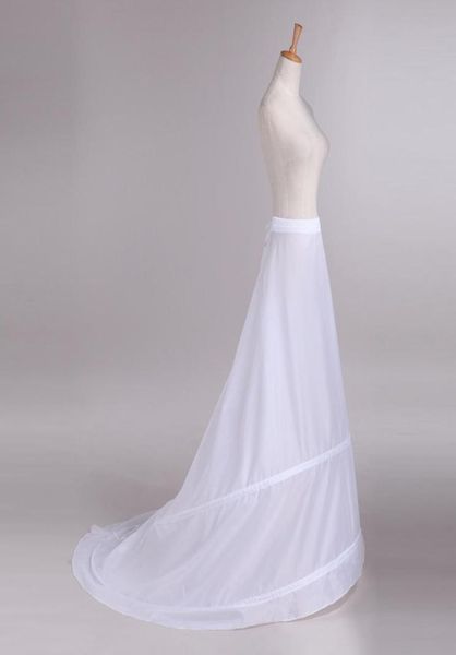 Hoop Bridal Petticoat Meerjungfrau Hochzeit Crinolin Röcke Elastische Taille Slips für Brautkleiderbustrle unterhalb von Sweep Train3336632