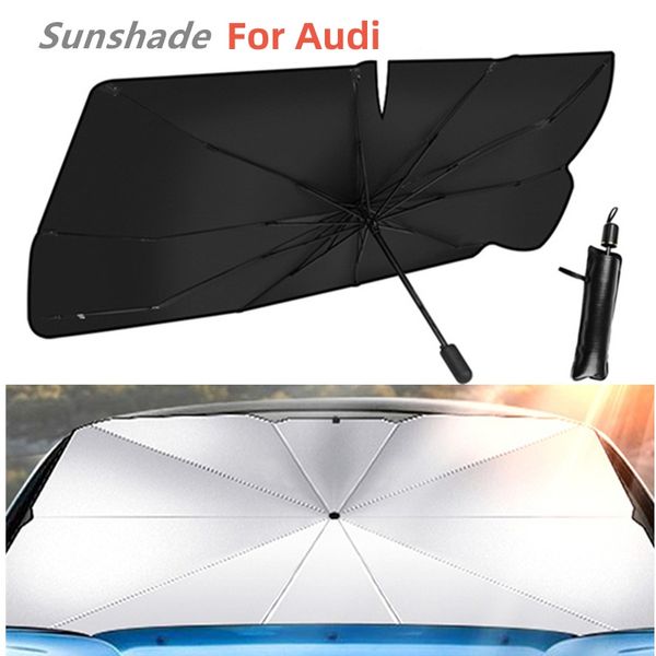 Guarda -chuva de pára -brisa dianteiro de sol para solar sol para Audi Q3 Q5 Q5L Q7 Q8 Q2 A4 B6 B7 A6 C5 C6 Q2 A3 A5 A7 A1 TT SLENA QUATTRO QUATTRO