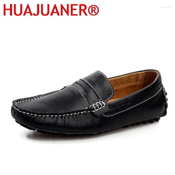 Lässige Schuhe für Männer atmungsaktivem Slip-on Black Gary Sladers Herren fahren Mokassins Mann Soziale Bohnenschuh Größe 38-44