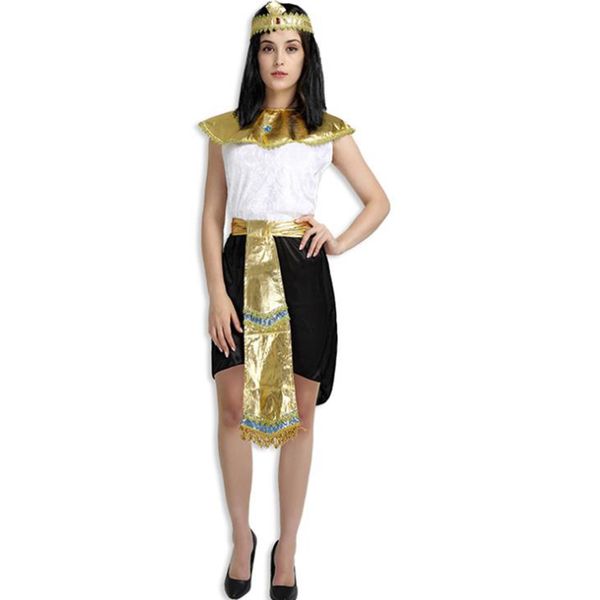 Yetişkinler Antik Kraliçe Elizabeth Euro Kız Kadın Mısır Firavun Kostümleri Kraliçe Mısır Firavun için Kleopatra Kızlar Partisi Fantezi Dr
