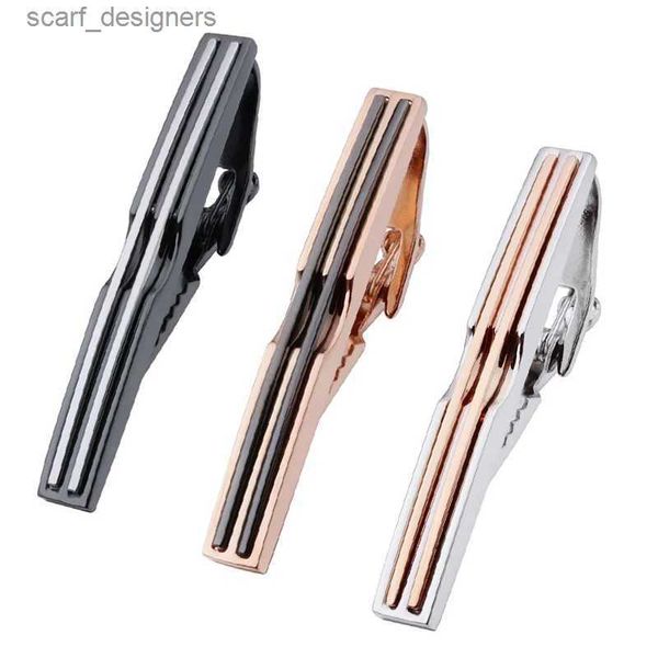 Tie Clips Hawson Classic per pistola nera per pistola per pistola per pistola per pin clip clip per uomini disponibili y240411