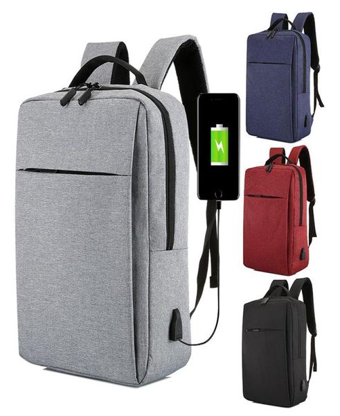 Computer Backpack USB Backpacks Laptop -Tasche Custom Logo Business Gift Meeting Bags266S1452948