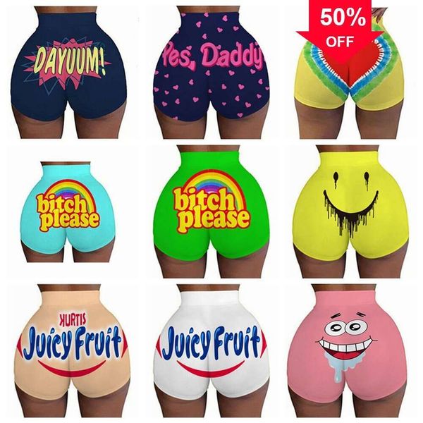 Offerte Nuove stilista di moda all'ingrosso da bagno femminile da bagno sexy bikinis da nuoto divertente indossare mutandine stampate 3d mutandine stampate biancheria intima da donna 3d mutandini