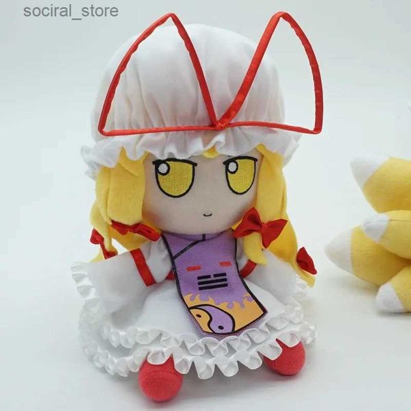 Animali di peluche di peluche imbottiti Touhou Progetto Plush Toys Yakumo Ran Kochiya Sanae Izayoi Sakuya Plushie Dolls kawaii decorazioni piene per bambini giocattoli regalo L411