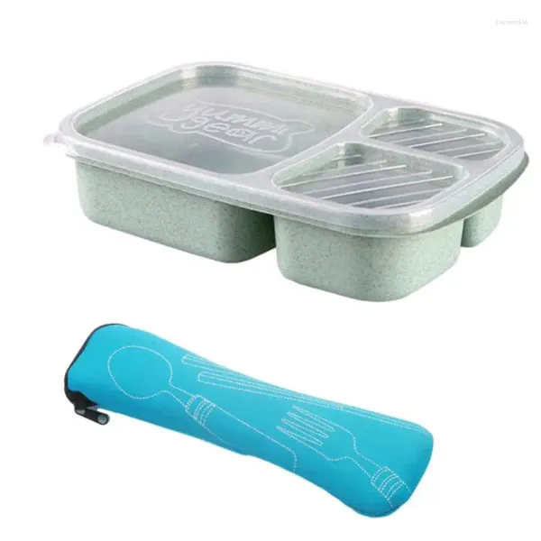 Ужин складной соломенная посуда портативные приборы фруктовые контейнер экологически чистый обеденный пакет высококачественный коробка