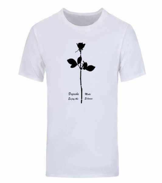 Depeche -Modus T -Shirt Genießen Sie die Stille T -Shirts Männer Kurzarm Baumwolltops Männer Tee Mode Sommer T -Shirts diy0334d2390683