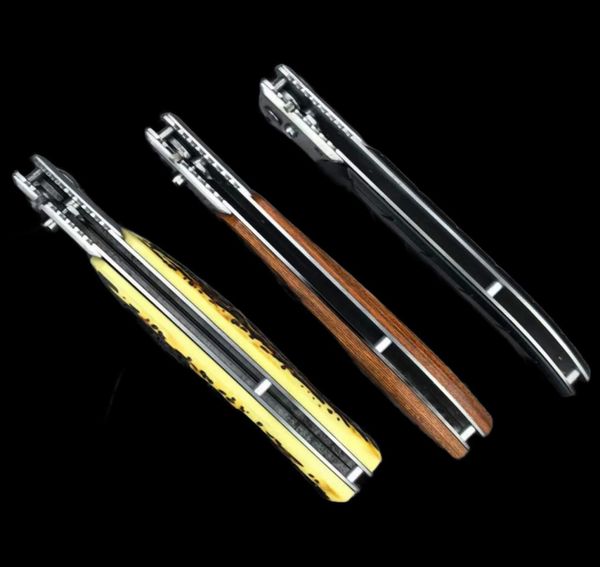 Táticas semiautomáticas russas Faca dobrável 420 lâmina de aço 3 cores manuseio Bayonet Automatic Knives Integration Outdoor SUR4373998