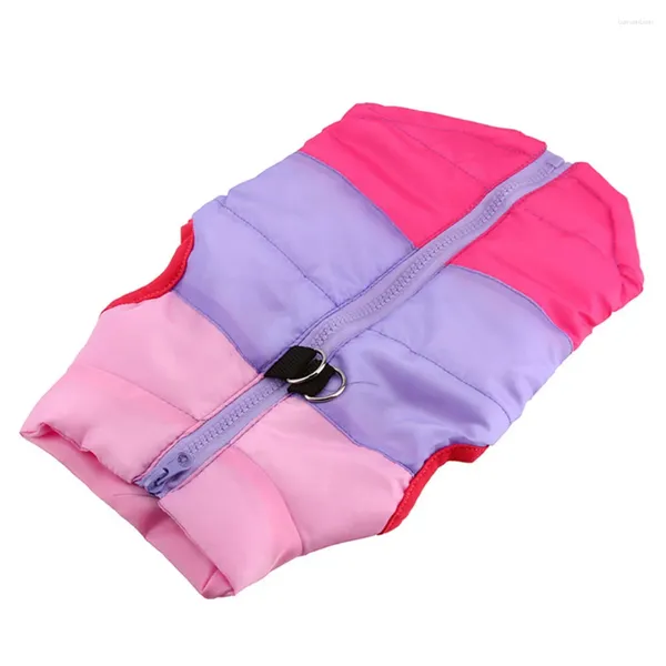 Abbigliamento per cani giubbotti inverno inverno impermeabili per rivestimenti per cappotto caldo per dimensioni m rosee viola e rosa