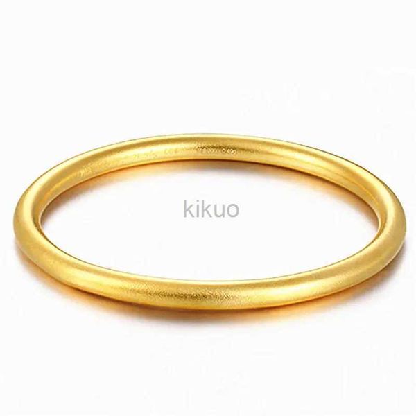 Bangle Fashion Metal Matt Surface Gold Batled Simulation Round IMitE Jewelry Brangelet Bracelet 24411