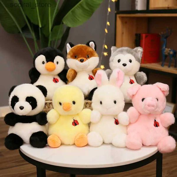 Gefüllte Plüschtiere süße Ente Panda Plüsch Spielzeug weich gefüllte Sofa Kissen Bär Kissen Tierpuppe Baby Kinder Chinesisches Neujahr Weihnachtsgeschenk L411