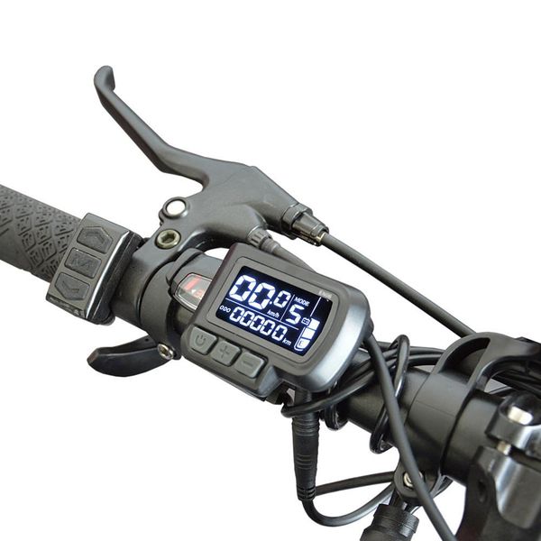 24V 36V 48V Bicicleta elétrica EN06 Exibir instrumento de tela LCD inteligente universal à prova d'água para mountain bike ebike scooter