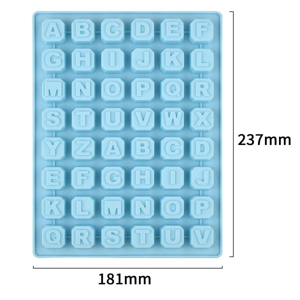 Liebe Engelbrief Silikonform Alphabet Keks Süßigkeiten Kuchen DIY Form Backgebiet Tablett Werkzeugkuchen Dekorieren Küchenzubehör