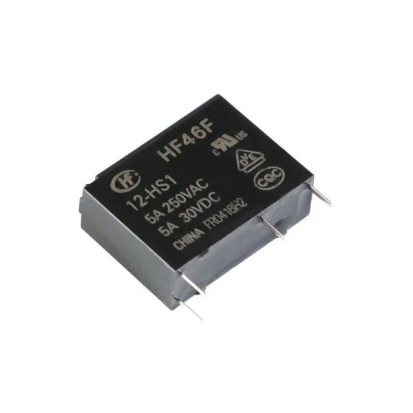 5pcs HF Relay HF46F HF46F-005-HS1 HF46F-012-HS1 HF46F-024-HS1 HS1T 5A 4PIN 5V 12V 24V Relici di alimentazione sostituibile G5NB ALDP112