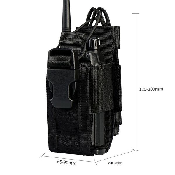 1000D Tactical Molle Walkie Talkie Bolsa Bolsa de Armazenamento de InteraneL para Molle Bolsa de Rádio Molle Caso Walkie-Talkie Molle Bolsa