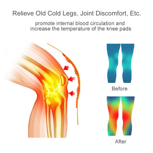 Elettrodi ginocchini Fisioterapia per le gamba della macchina delle decine articolari EMS Muscolo elettrico Muscolo elettrico Massager a bassa frequenza Fibra d'argento