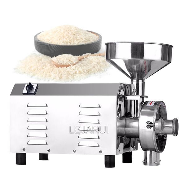 Elektrikli Ticari Tahıl Tozu Öğütücü Makinesi/Mısır Tozu Değirmen Makinesi/Endüstriyel Gıda Tozu Öğütücü