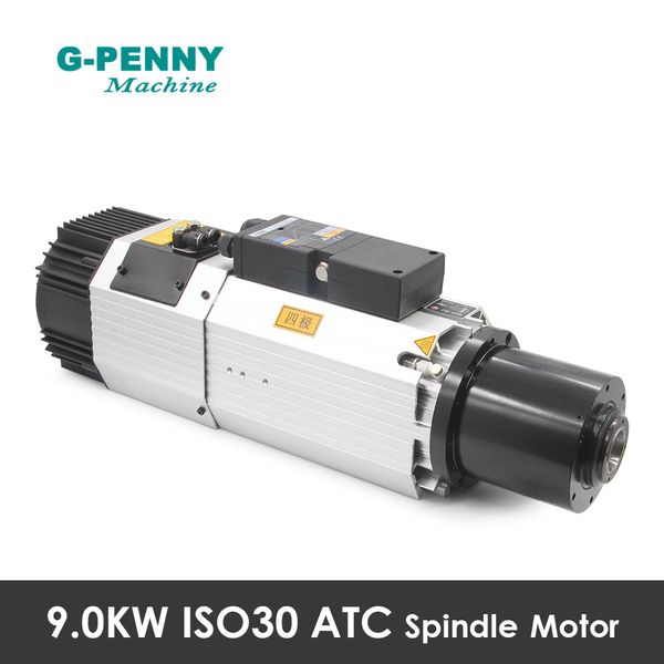 9,0 kW ATC ATC AIR Kühlspindelmotor 800Hz 4POLE 220 V / 380V Automatische Werkzeug -Wechsel -Luftkühlungs -Spindelmotor ISO30 -Werkzeughalter!