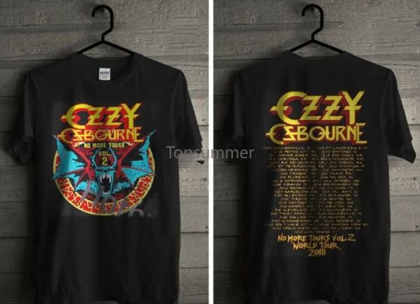 Miglior nuovo Ozzy Osbourne T-shirt No More Tour 2018 Maglietta nera