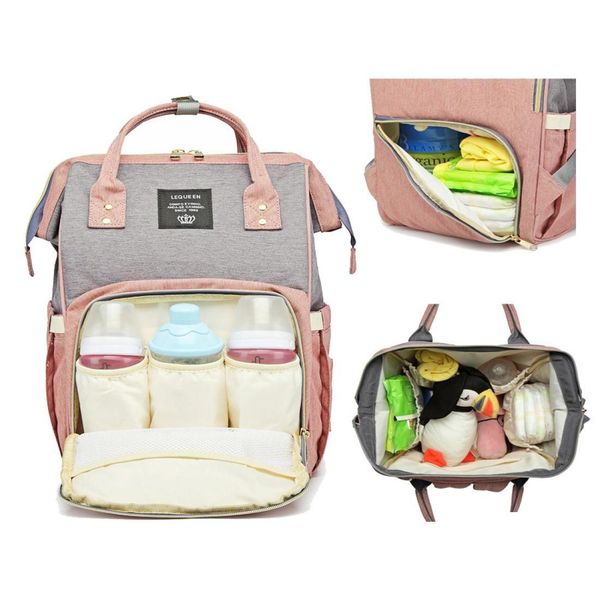 Panno da pannolino Lequeen Baby for Mom Bag Backpack Maternity Stroller Mommy Nappy Care Cambia appena nati neonati2848074 consegna a goccia per bambini othzj