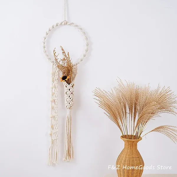 Arazzi speciali offerte macrame muro appeso a mano intrecciata a mano in pentola bohémien artigianato decorazione decorazione sala