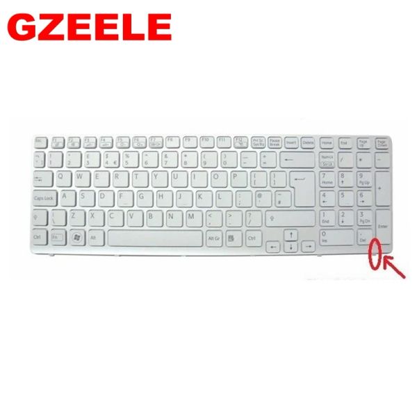 Keyboards uk Novo para Sony Vaio SVE151 SVE151J13M SVE1513M1EW SVE15 SVE151 SVE17 SVE151C11M SVE151E11T TECHADOR