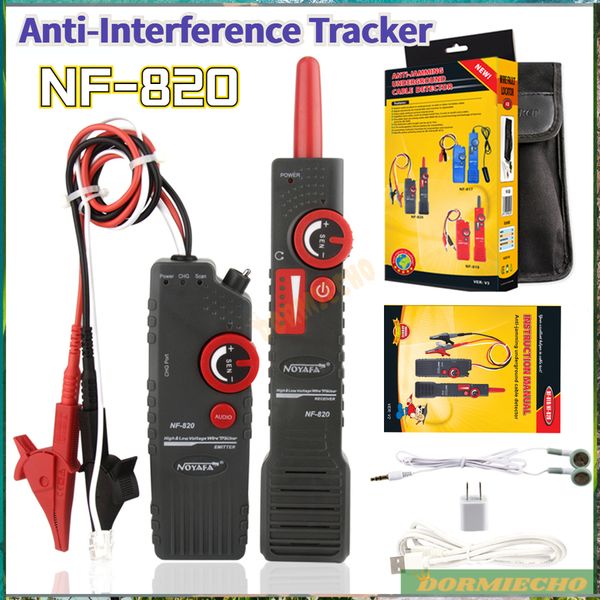 NF-820 Anti-Interference Wire Tracker per RJ45 RJ11 BNC a bassa tensione a bassa tensione del cavo del cavo sotterraneo Cavo Cavo Finder