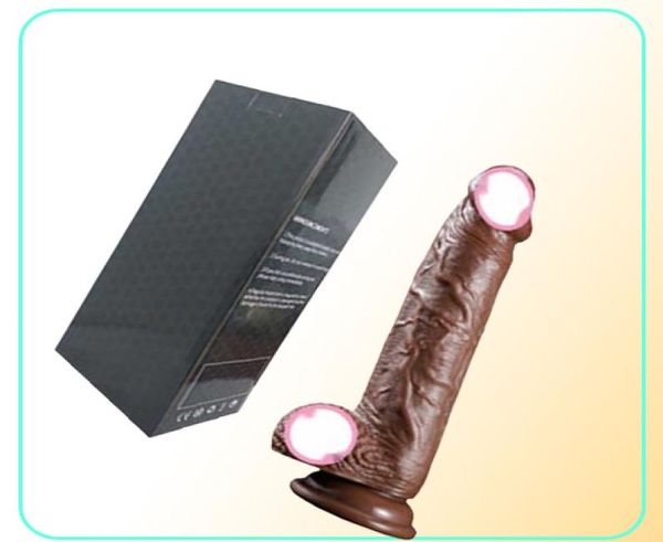 Strap de massageador de brinquedos sexuais em vibradores realistas para mulheres Big Dick Toys enorme pênis de vibrador com sucção copo gay lésbica adulta produtos 3962524