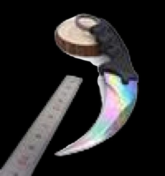 Faca CSGO CURTO DOPPLER ATREGO HAWKBILL TATICAL CARRA COMBAT COMBATA DE FANDA F890L REAL Tool7861848