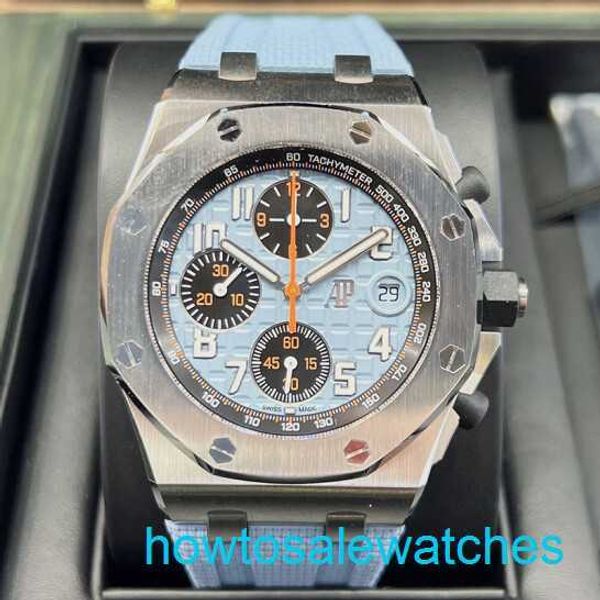 Самец AP, наручные часы Royal Oak Offshore Series Mens Mens Watch 42 мм.