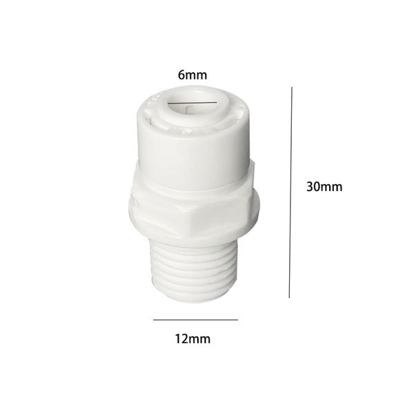RO Acessado de tubo reto de água 1/4 od mangueira 1/4 