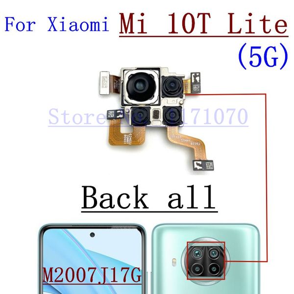 Xiaomi Mi 10T Pro Lite 5G Orijinal Arka Öz Selfie Görünüm Küçük Arka Kamera Modülü Esnek Frontal Yedek Yedek Parçalar