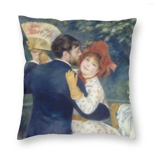 Cuscino danza in campagna di Pierre Auguste Renoir Cover Home Decorative Art Artist Paintings Show for Car