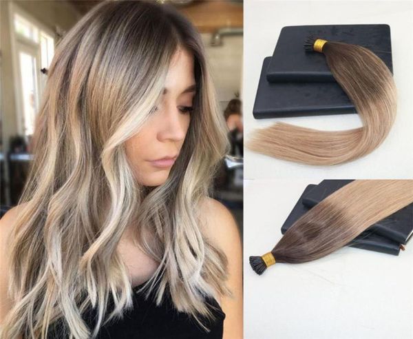 100 Virgin Brazilian Human Haip Itip Extensions Prebonded Hair Extensions Double Drawn Keratin Stick Fusion Extensions Remy Capelli I Tip5304730